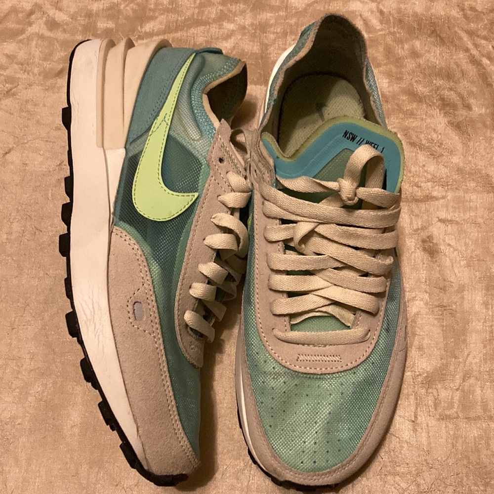 Nike Waffle One Bleached Aqua/Lime Glow DC2533-401